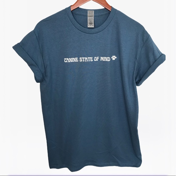 CANINE STATE OF MIND Unisex Adult 100% Cotton T-Shirts - Various - Picture 3 of 7